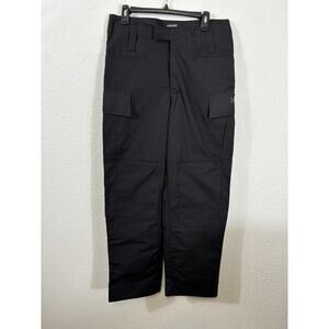 Spec Ops Pants Mens Size 32 32x28 Tactical Black Cargo Cotton Blend Pockets